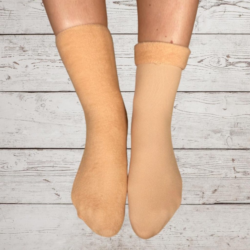 Winter Socks – Șosete termice călduroase căptușite cu fleece (5 perechi)